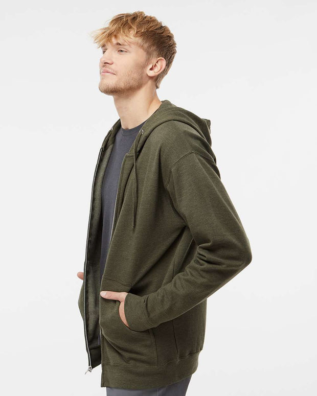 Independent Trading Co. - Midweight Full-Zip Hooded Sweatshirt - SS4500Z