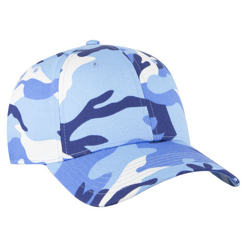 OTTO CAP 6 Panel Low Profile Baseball Cap Artic Wave