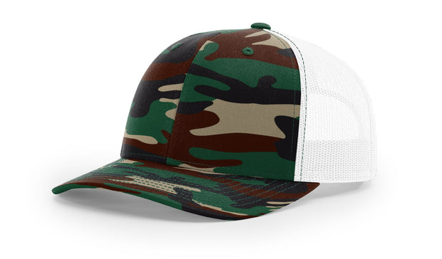 Richardson 112P Camo GREEN CAMO/WHITE